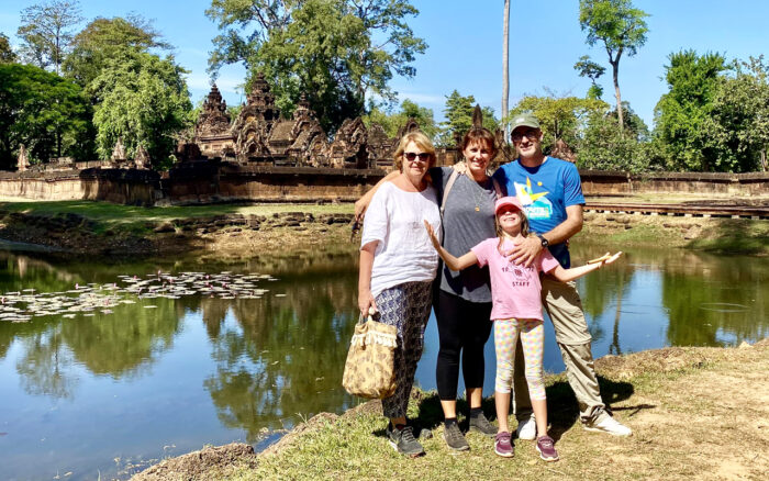 Banteay Srei Wall - Taxi In Cambodia