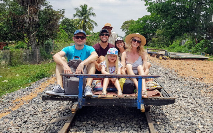 Bamboo Train Battambang - Taxi In Cambodia