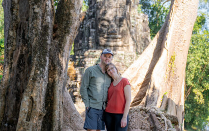 Victory Gate of Angkor Thom city
